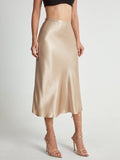 Women’s High Waist Midi Skirt – Elegant Summer Staple