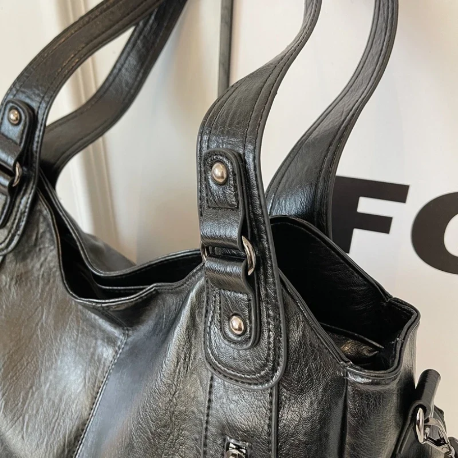 Women’s Shoulder Tote Bag – Zip Top, Crossbody Strap