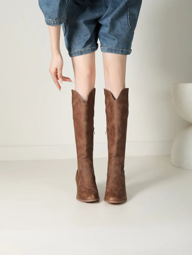 Women’s Western Cowboy Boots – Ultra-Comfort Design with Everyday Style