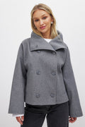 Arianna Short Coat Woman – Elegant & Warm Double-Breasted Jacket with Timeless Style