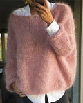 Abigail Pull Femme – Soft Knit Sweater with Long Sleeves & Comfortable Fit for Winter