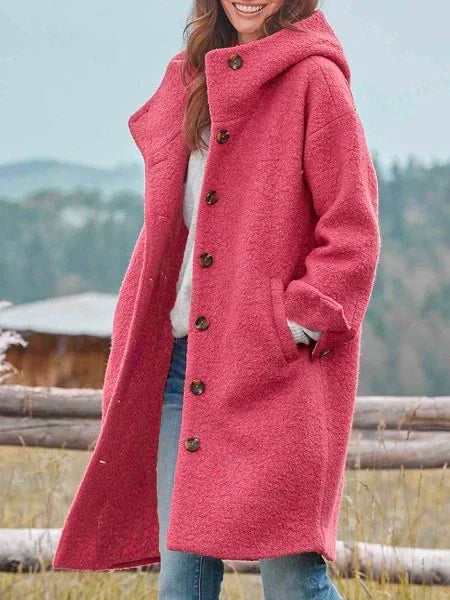 Audrey Women's Coat in Soft Wool – Elegant, Warm & Versatile for Winter