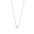 Clara | Moissanite Stone Necklace 14k Gold