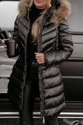 Marley Women's Winter Coat – Warm Jacket in Soft Cotton with Elegant Hooded Design