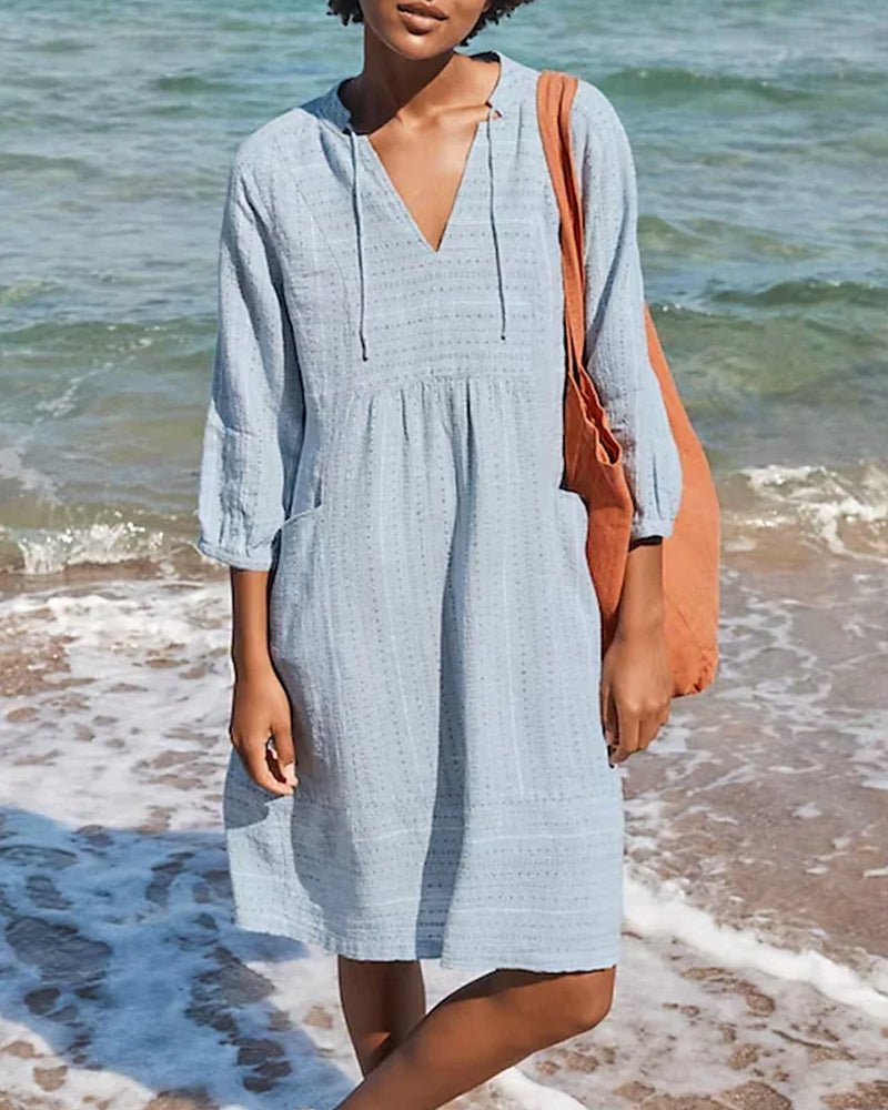 Casual and Stylish Loose-Fit Shirt Dress for Women