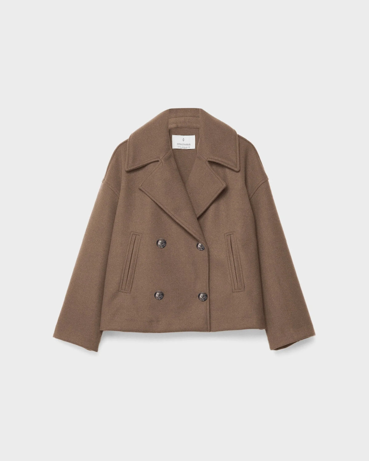 Vanessa Women's Jacket – Elegant & Warm Short Double-Breasted Wool Jacket for Winter