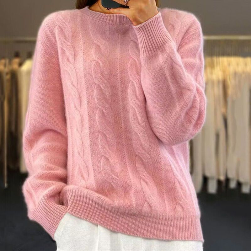 Bridget Twisted Knit – Wool & Cashmere, Soft and Elegant for Optimal Comfort
