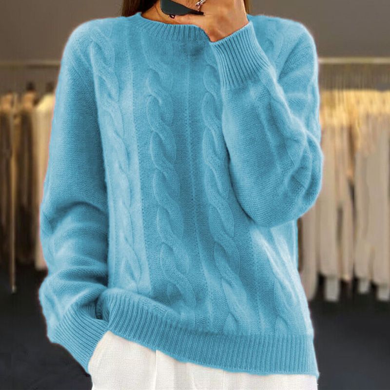 Bridget Twisted Knit – Wool & Cashmere, Soft and Elegant for Optimal Comfort