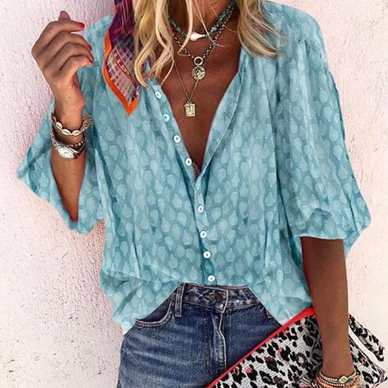 Summer Blouse Women Billie – Light & Breathable Shirt with Elegant Cut for Hot Days