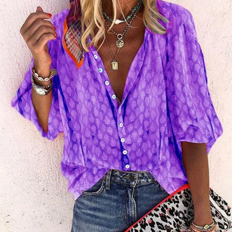 Summer Blouse Women Billie – Light & Breathable Shirt with Elegant Cut for Hot Days